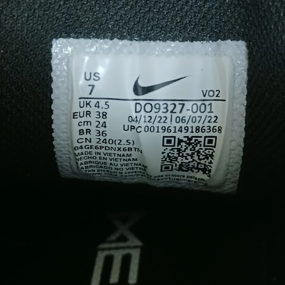 Nike Metcon 8 Black Dark Smoke Grey Women's Workout Cross Training Shoes Size 7